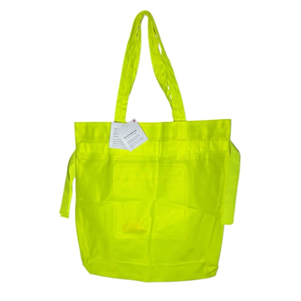 NWT RARE!!! LULULEMON Easy As Sunday Highlight Yellow 19L Tote Bag - Picture 3 of 10